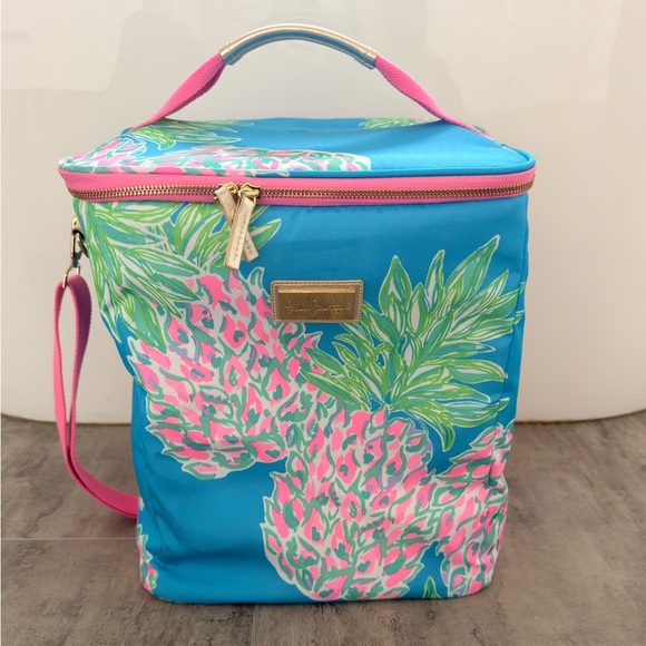 Lilly Pulitzer NWT Insulated Wine Carrier Cooler NEW - Picture 2 of 11